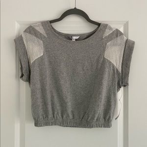 Pacsun grey crop top